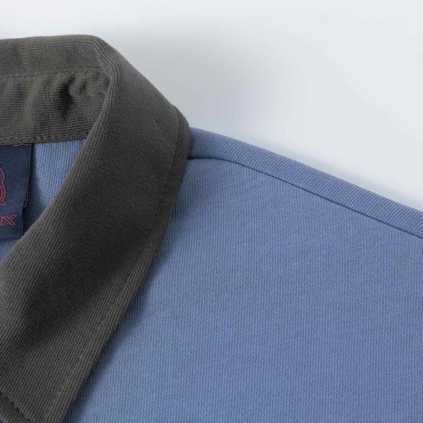 Лонгслив Rugby пыльно-синий/синий - фото 4