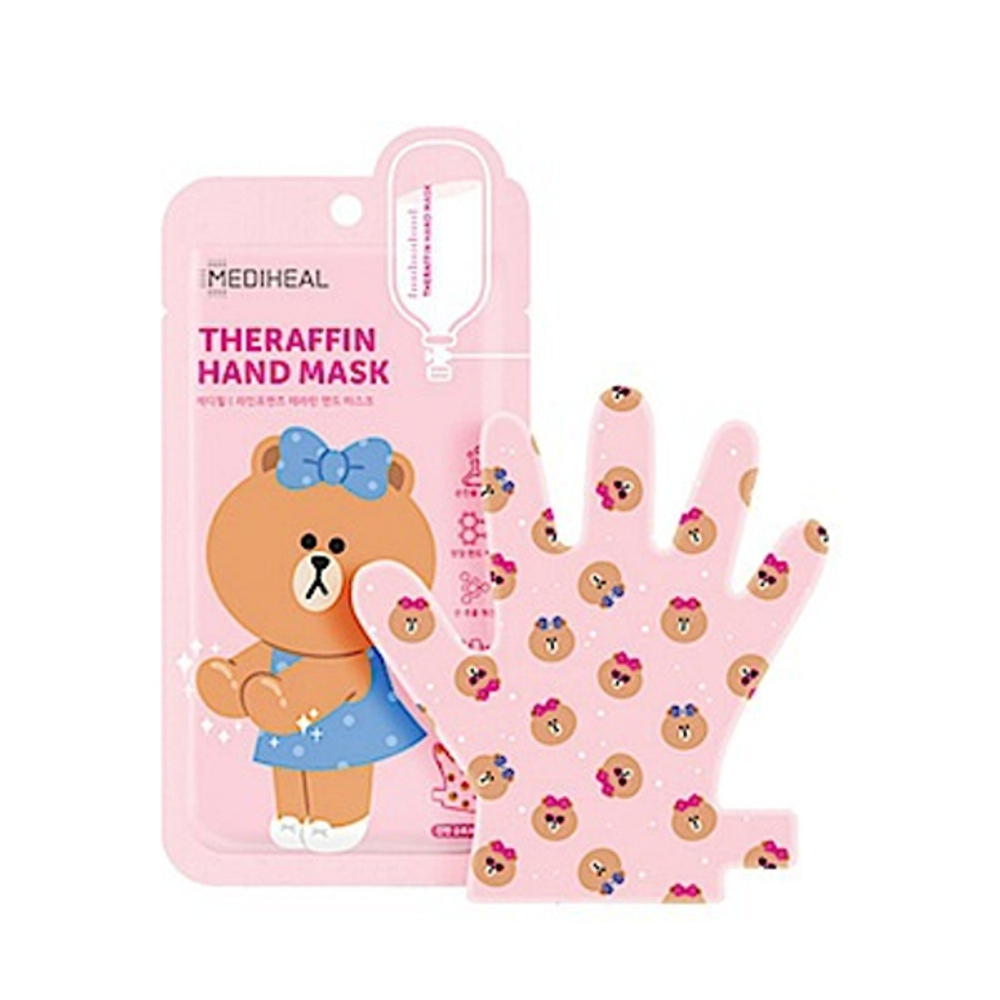 Mediheal Line Friends Theraffin Hand Mask увлажняющая маска для рук