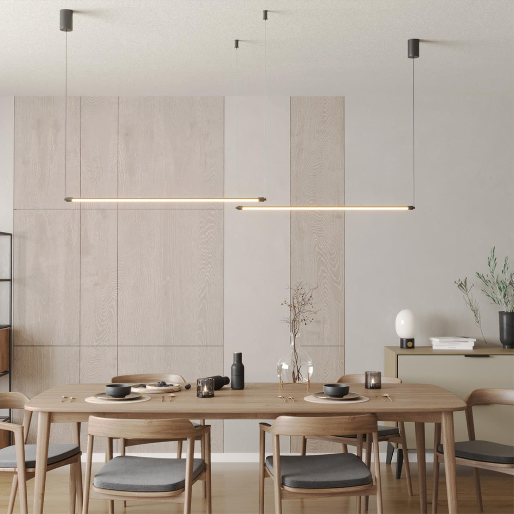 359347 KONST NT24 048 черный Светильник линейный светодиодный IP20 LED 16W 170-265V 3000K 1232Лм VITZ