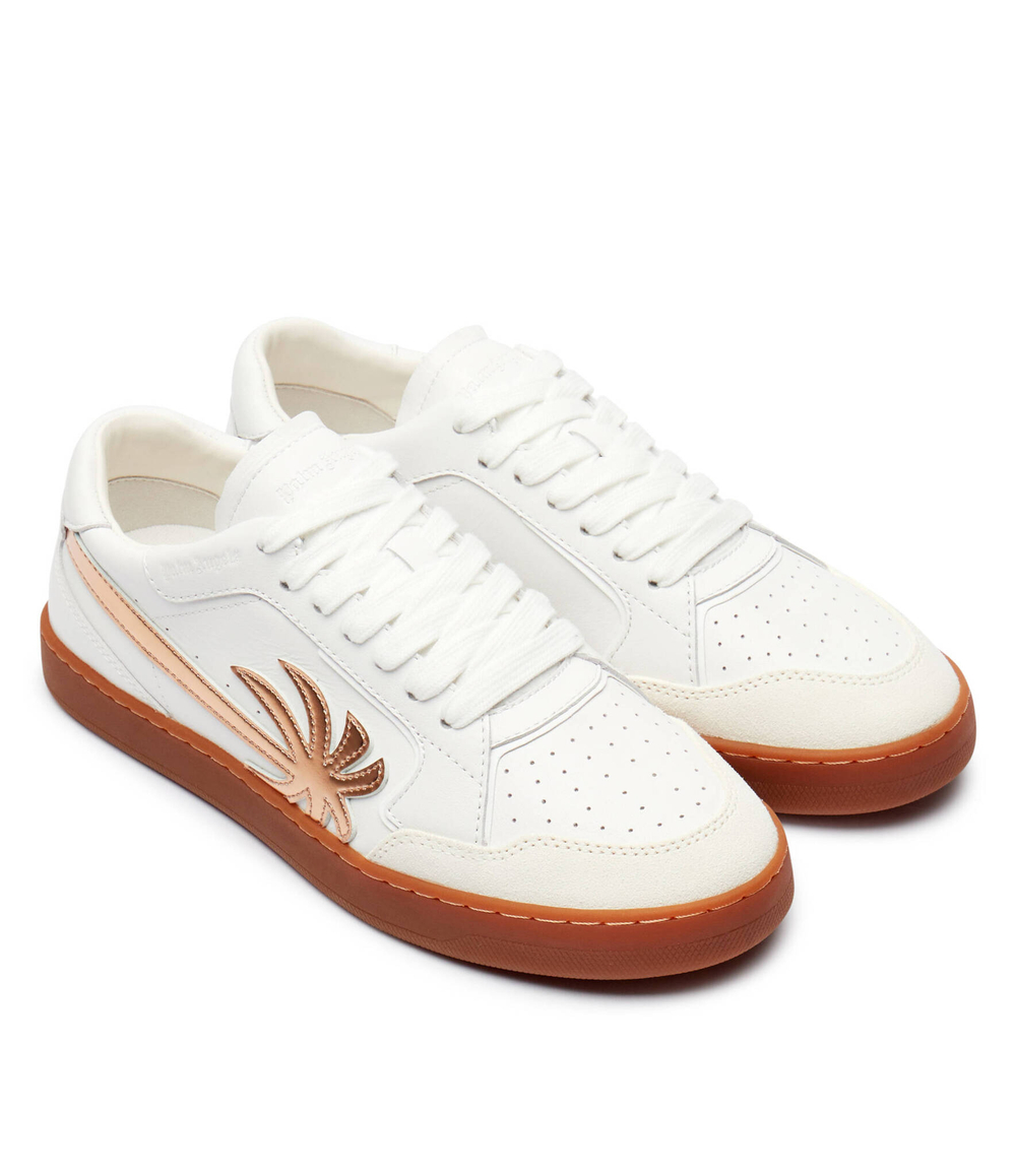 Кожаные кроссовки Palm Angels - белый(PMIA099F 24LEA001)