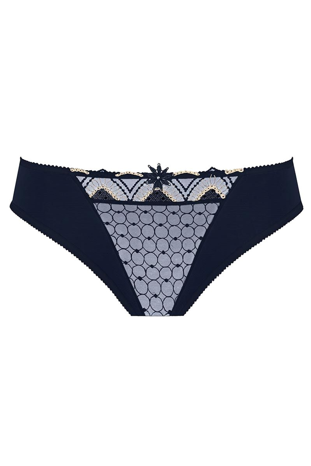 Трусы-слипы Valeria с ажуром (Размер: 44) (Цвет: голубой)