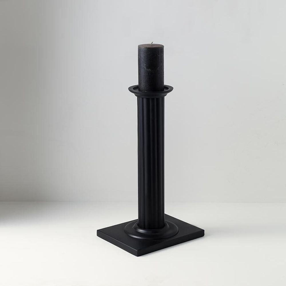 Подсвечник Nels, 25 см, черный