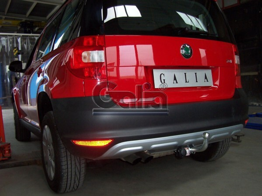 Фаркоп оцинкованный Galia S098C для Skoda Yeti 2009-2018(паспорт и сертификат в комплекте)(без электрики)