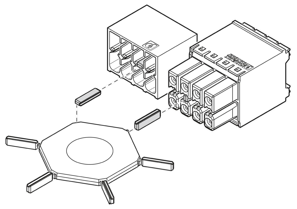 1053809 - DMC 1,5/ 3-G1-3,5 P35 - Pазъем на плату