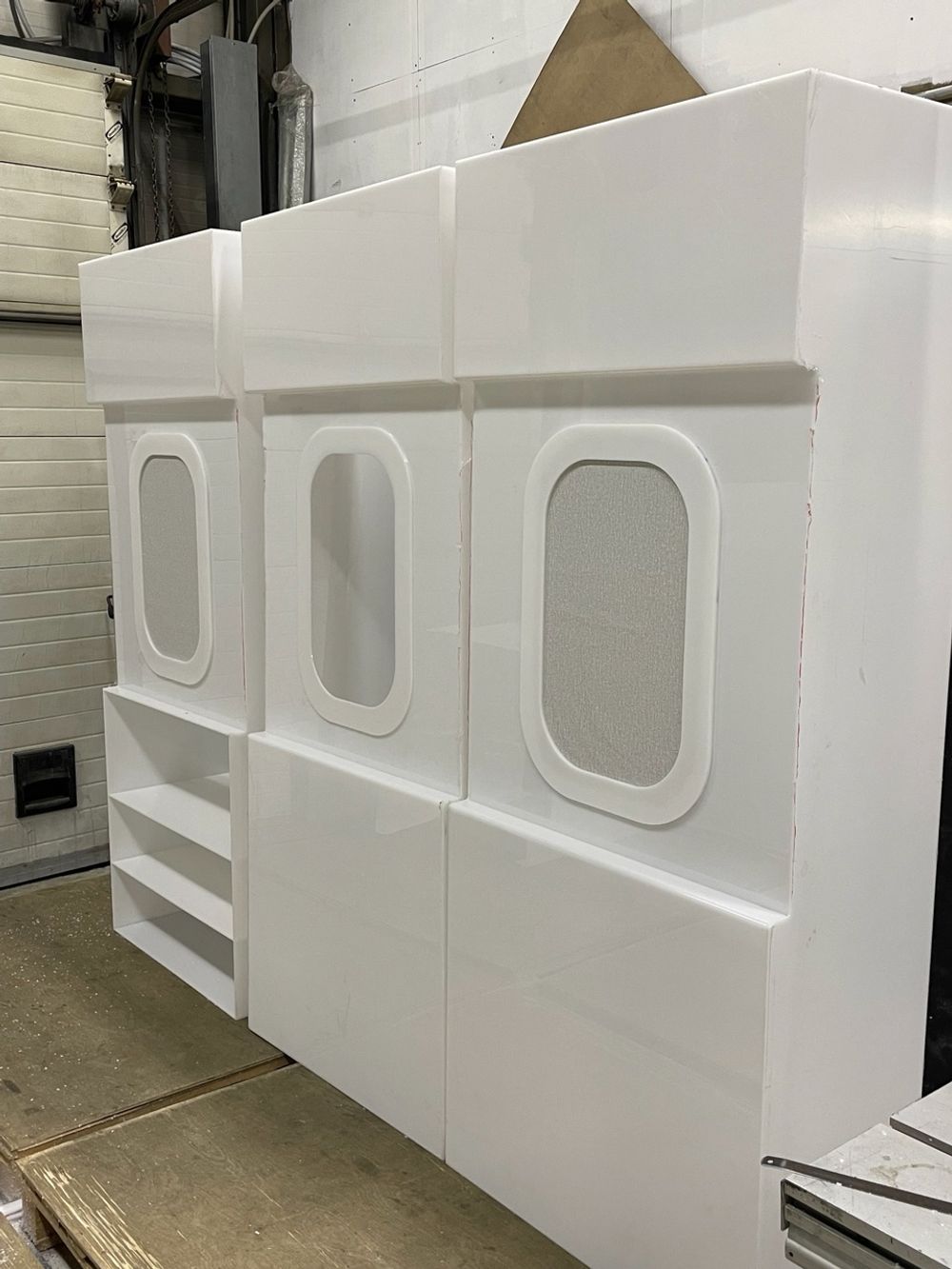 Имитация части самолёта для выставки