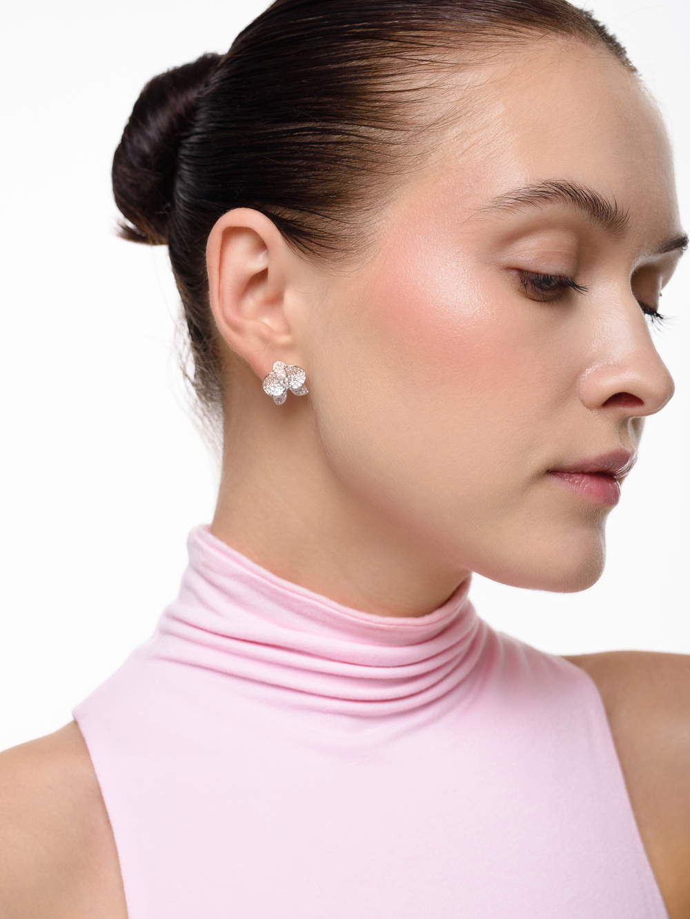 Серьги "Pentafoil" Silver