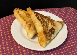 Блин с индейкой и яблоком