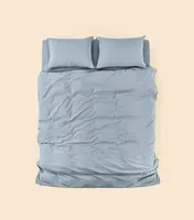 Простыня - Melange Blue-gray - 200x200x30 (на резинке)