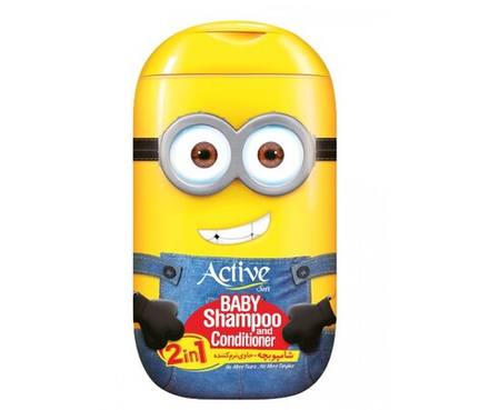 ACTIVE ИРАН / Детский шампунь и кондиционер 2в1 "Minions", 280 мл х 12