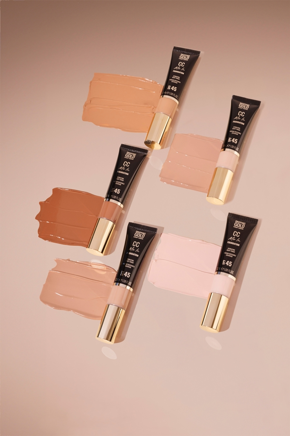 Dripping Gold CC Me In - Легкое тональное средство SPF 45 оттенок Beige 4.5, 32 ml