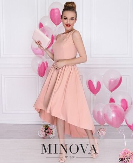 Платье 8584-пудра Minova Фото 2