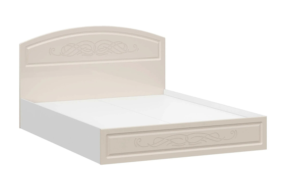 Кровать София 160х200, белый/бежевый