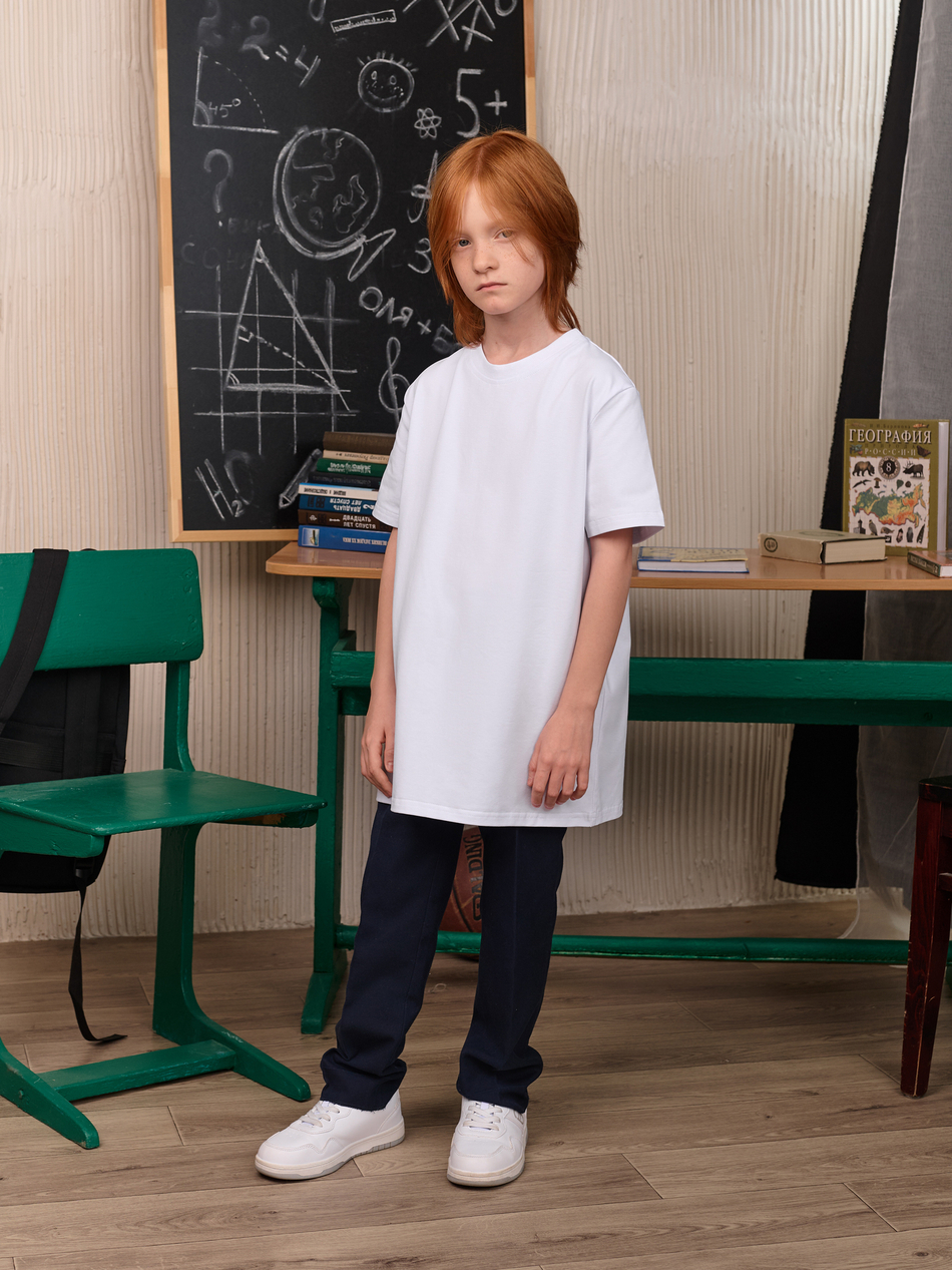 Футболка классическая SCHOOL белая