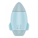 Стимулятор клитора с воздушной стимуляцией и вибрацией Satisfyer Mission Control (голубой)