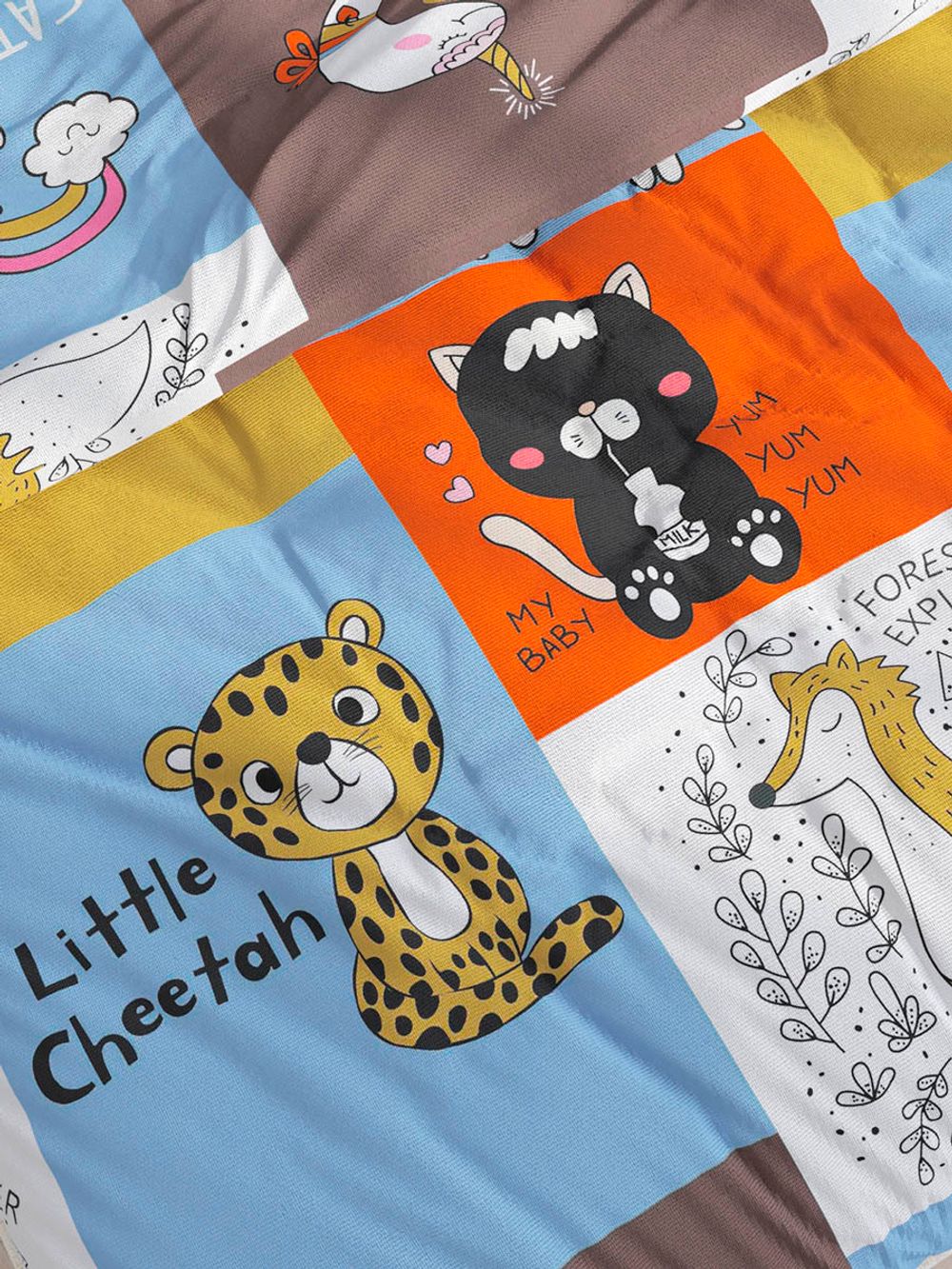 Простынь на резинке поплин Сказка "Nice" 160x200 см