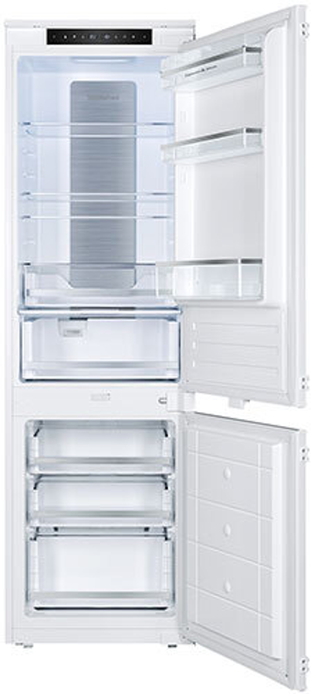 Встраиваемый двухкамерный холодильник Zigmund & Shtain BR 24 X