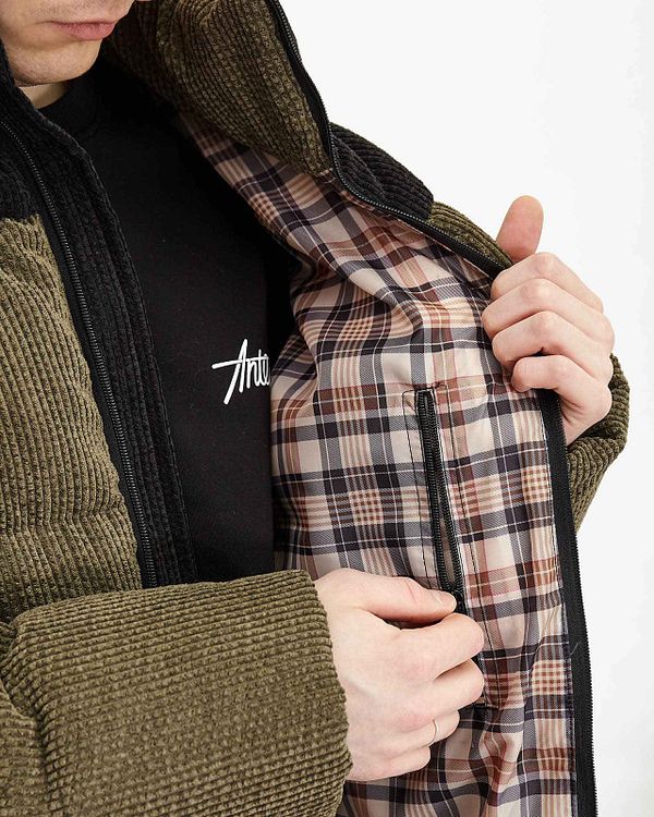 Пуховик AW24 Downjacket Velvet Combo Khaki - фото 5