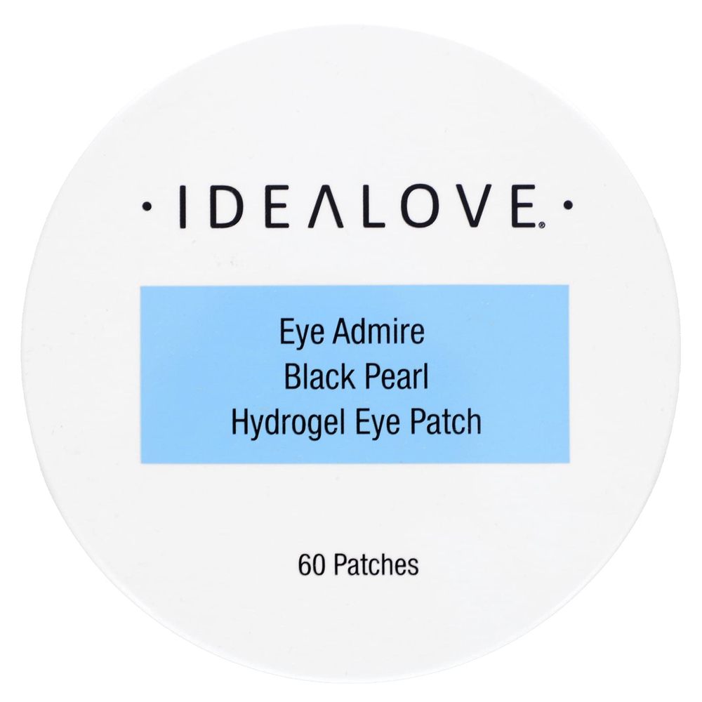 Idealove, Eye Admire, гидрогелевые патчи для глаз с черным жемчугом, 60 шт.