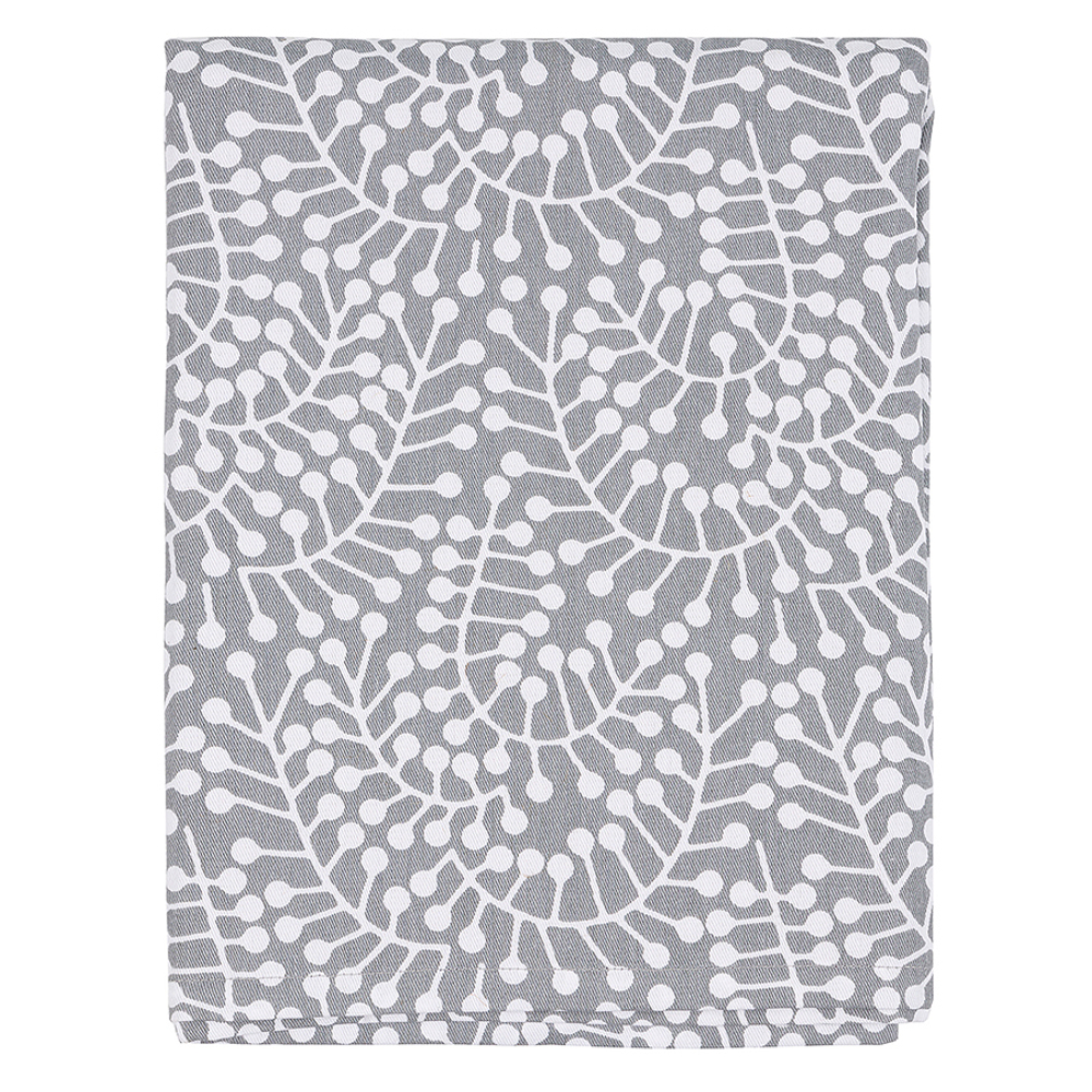 Скатерть 170х250см Tkano Scandinavian touch Спелая смородина серая