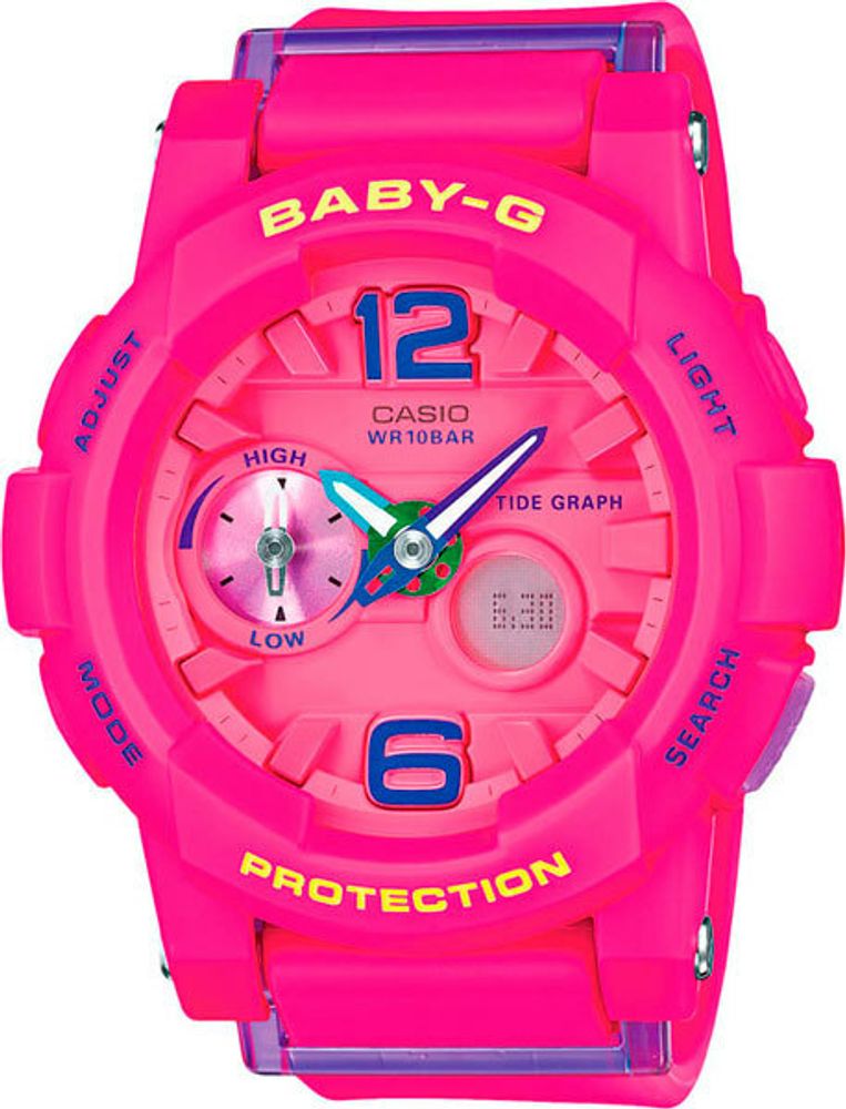 Японские наручные часы Casio Baby-G BGA-180-4B3 с хронографом