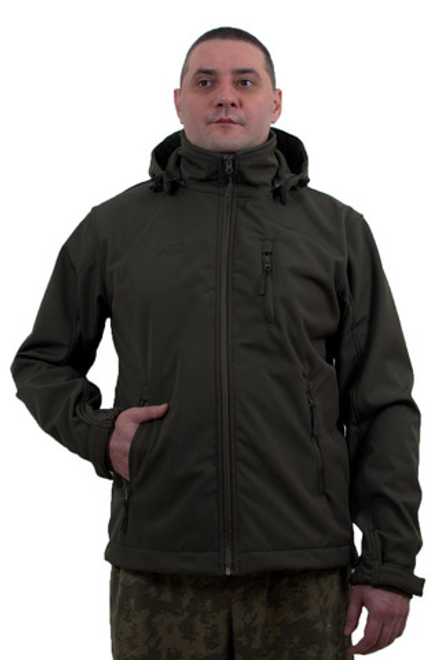 Куртка Сити софтшелл олива