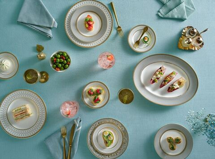 Wedgwood Тарелка для завтрака Renaissance Grey 20 см 1065310