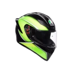 AGV K-1 QUALIFY Multi PLK Black/lime