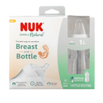 NUK, Simply Natural, белые в бутылках, для детей от 1 месяца, средние, 3 упаковки, по 270 мл (9 унций)