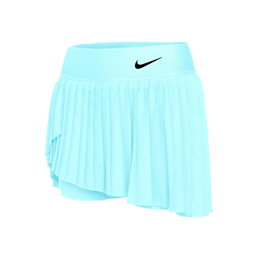 Женская теннисная юбка Nike Dri-Fit Court Pleated Skirt Women - Light Blue