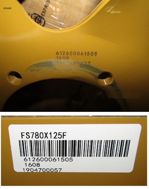 Крыльчатка вентилятора (D=780/6,сталь ) Ricardo WT12D-308; TDK 288 6LTE/Fan