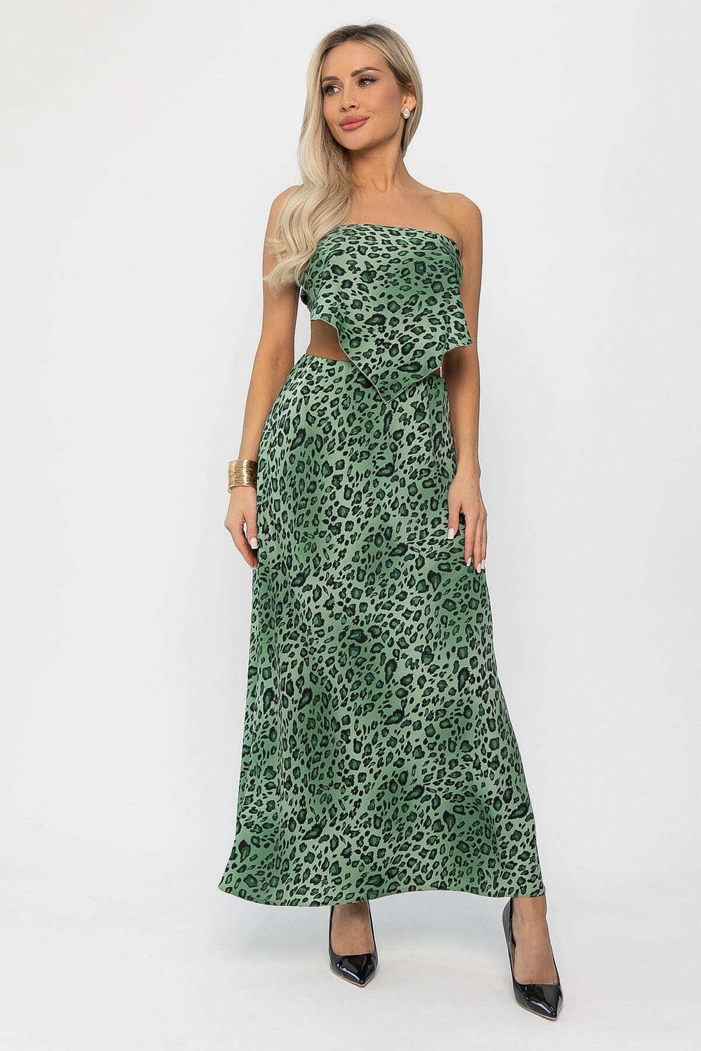 Юбка Лантана (зеленая) Ю13743-6М LT Collection