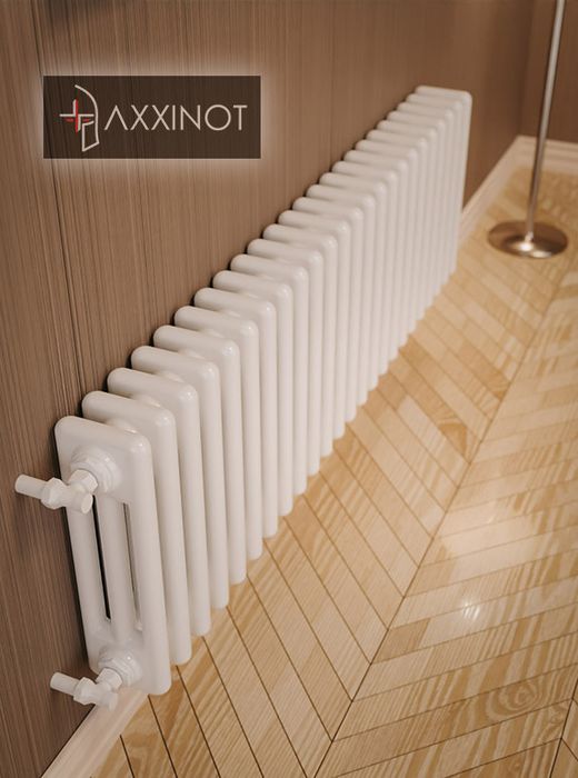 Axxinot Sentir 3037 - трехтрубный трубчатый радиатор высотой 370 мм, боковое подключение