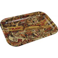 Лоток "RAW" Rolling Tray Metal Small Design RAW Mix 27.5x17.5см
