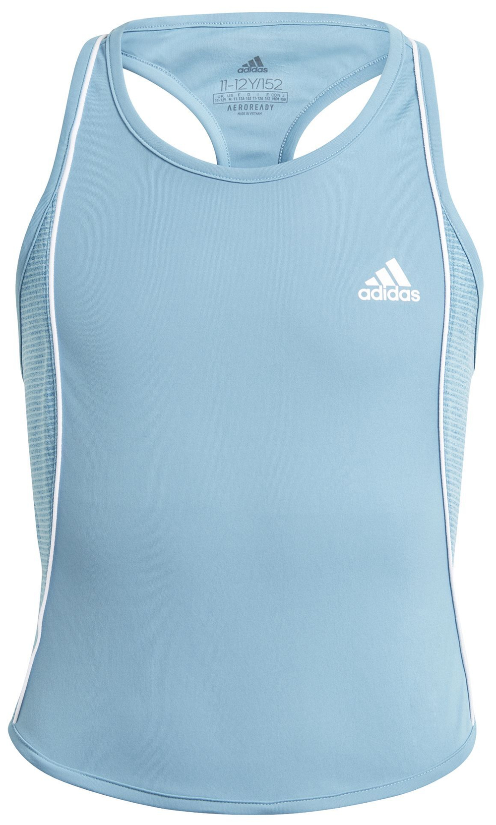 Футболка для девочки теннисная Adidas G Pop Up Tank Top - hazy blue/white