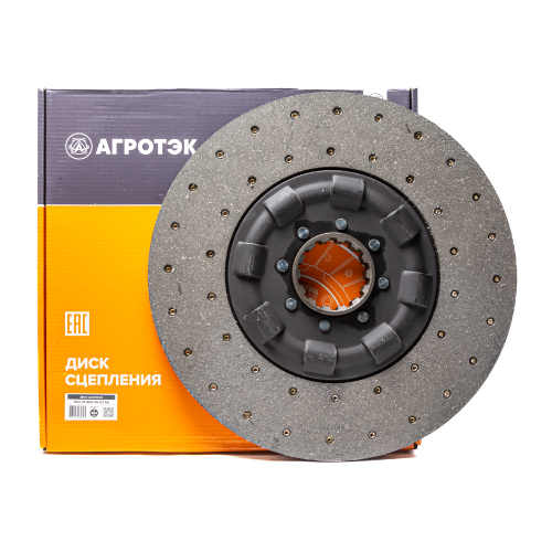 Диск сцепленияведомый, ВгТЗ, дв. АМЗ, с закрытыми пружинами, d=350мм