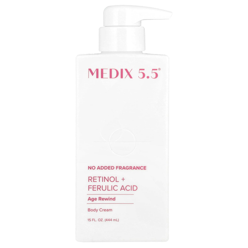 Medix 5.5, Крем для тела, Age Rewind, ретинол и феруловая кислота, 444 мл (15 жидк. Унций)