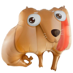 Фольгированный шар-фигура «Собака глазастая» в ассортименте