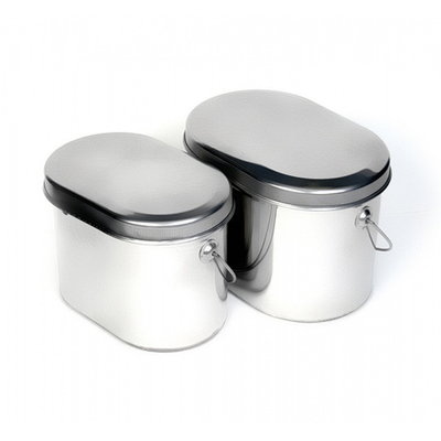 Набор охотника: котелок 3,3л, котелок 2,2л  нерж. (Роза ветров)