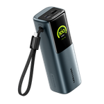 20000mAh Power Bank (USB-C + USB-C/USB-C/USB-A) 165W Gray TFT Display Type