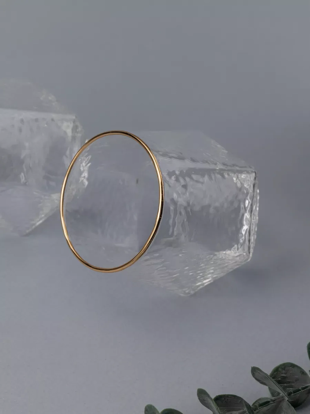 Набор шестигранных бокалов с рифленым стеклом 6 шт 300 мл.