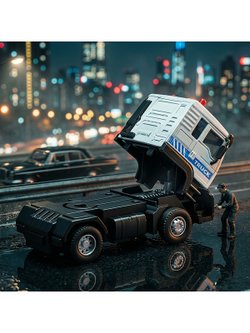 Машинка инерционная Автовоз с транспортом (TN-1319A)
