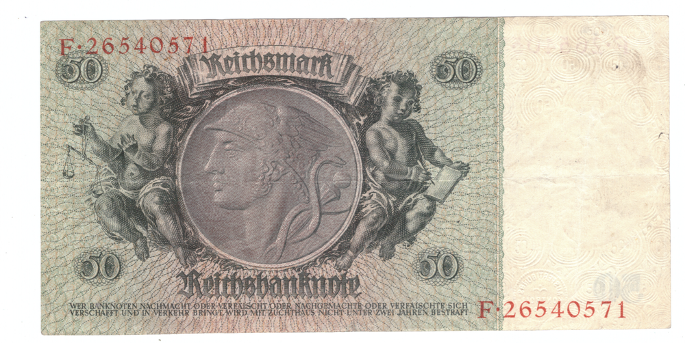 Германия. Рейхсбанк. 50 рейхсмарок 1933