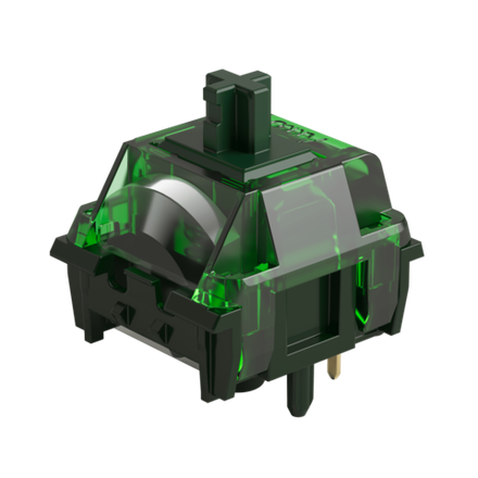 AKKO Akko CS Switch, Green Fog – 5pin(45pcs) Lubed with LED Condenser