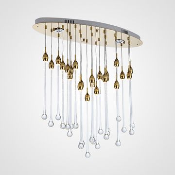 Стильный подвесной светильник с декором из стеклянных капель RAINY
