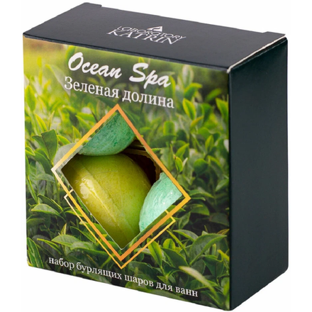 Набор бурлящих шаров для ванны Ocean Spa Зеленая долина 160 гр