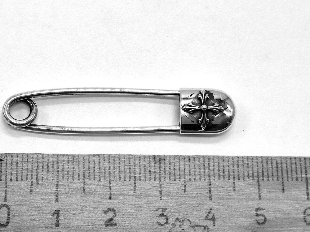 Булавка из серебра многофункциональная Pin-Cross-I AZPIN-07