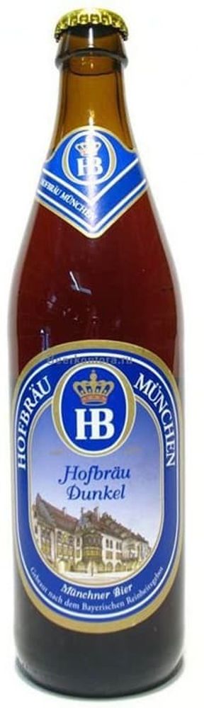 Пиво Хофброй темное / Hofbrau Dunkel 0.5 - стекло