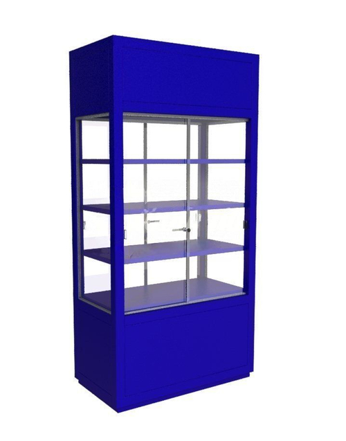 Витрина уличная «Буккроссинг» синяя