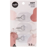 Крючки в наборе 3шт на липкой основе «БАСТОФ», форма овал, нагрузка 3кг/5,5*3,5см✦