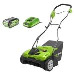 Аэратор аккумуляторный Greenworks G40DT30K4 (1 x 4 Ач, ЗУ) 2504807UB